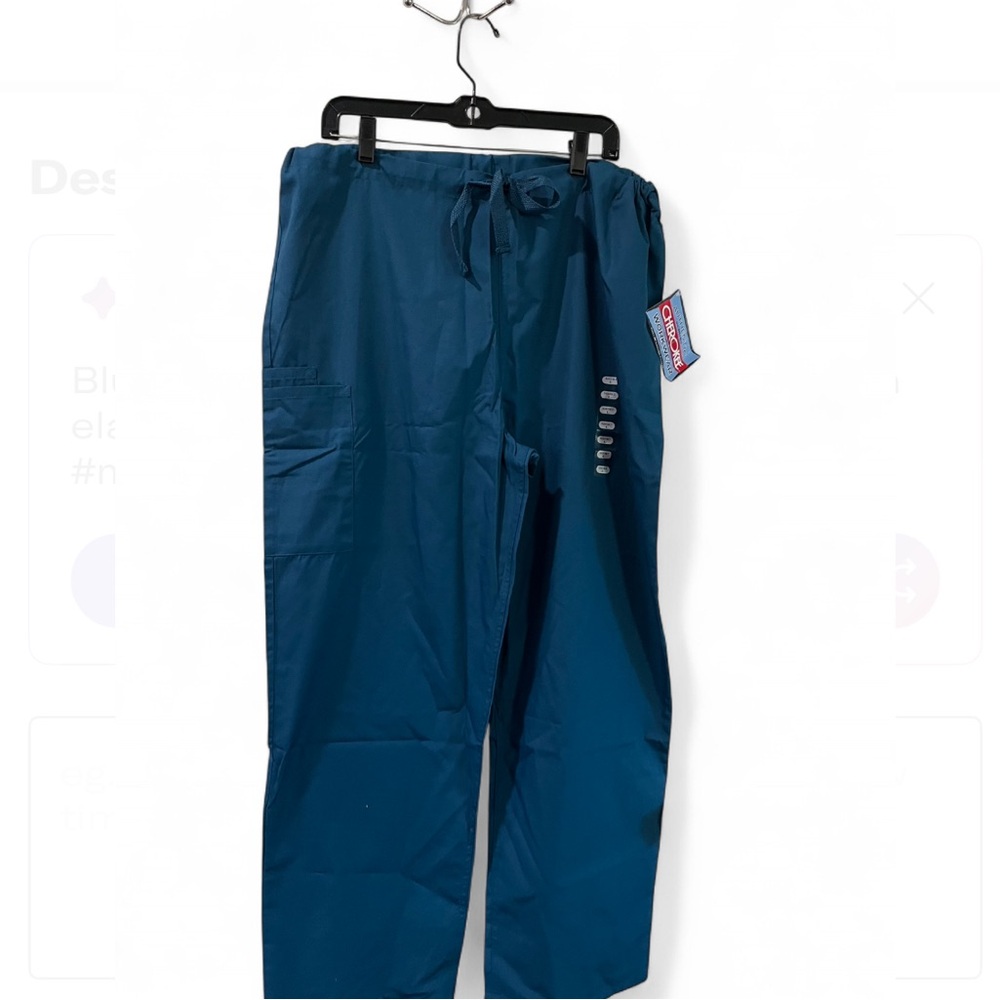 Stylish Men's Teal Cherokee workwear uniform scrubs Cargo Pants